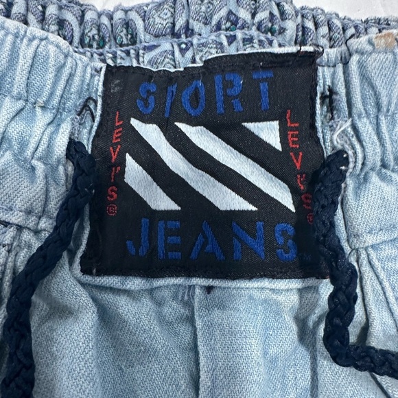 VTG NWT 90s/90s Kids Light Wash Levis Sport Jeans. Y2K Grunge Wide Leg rare find - Picture 5 of 16